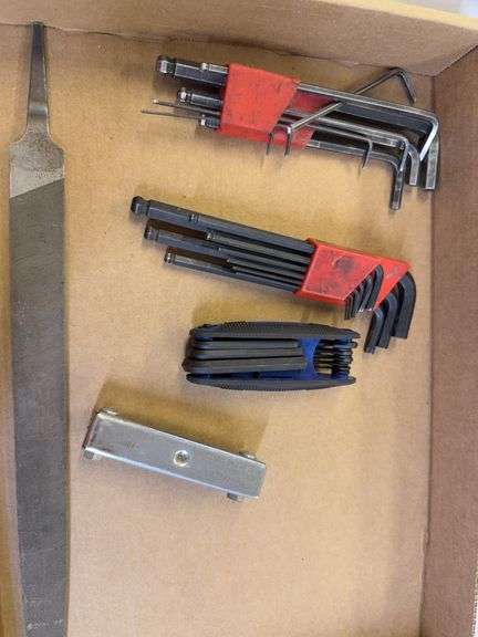 Assorted Allen Wrenches and File image