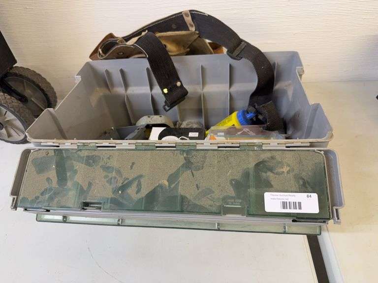 Electrical Supplies & Tool Belt in Tool Box image