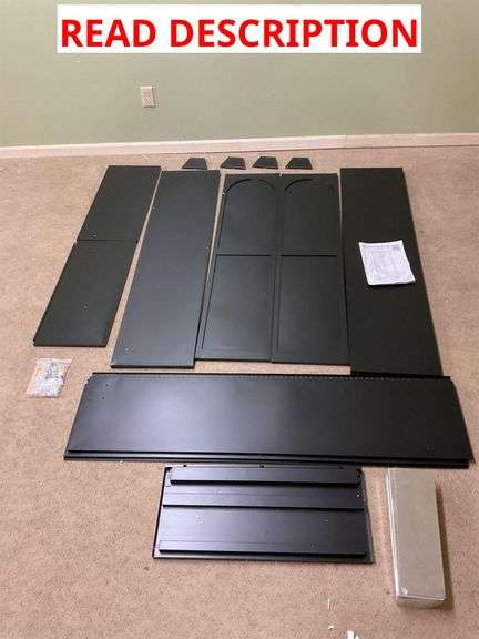 Black sleek, tall wardrobe image