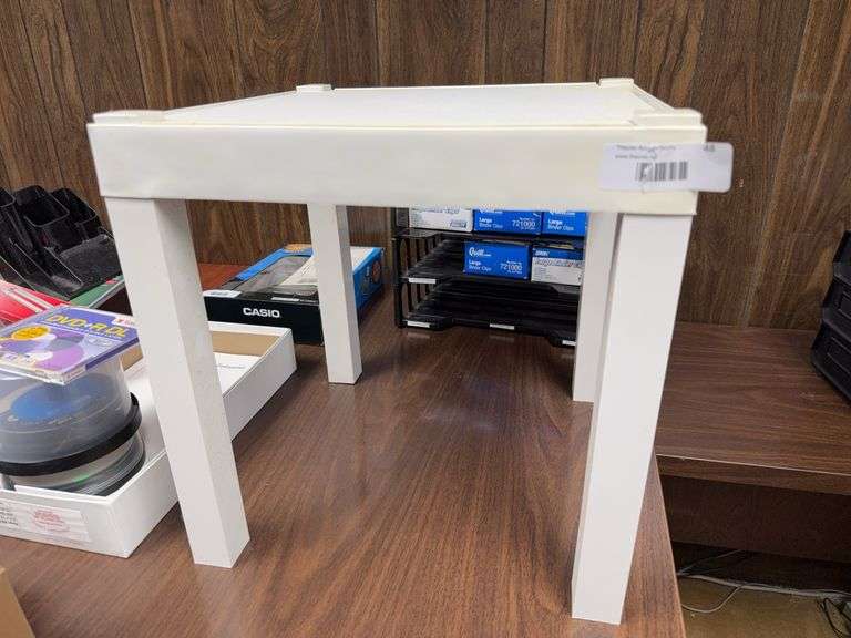 Small White Accent Table image