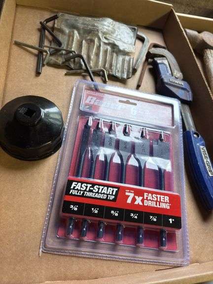 Assorted Tools: Bauer Spade Bit Set, Cal-Van Hex Key Set, and More image