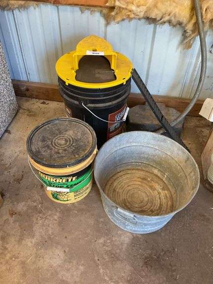 Lot of Assorted Pails and Buckets image