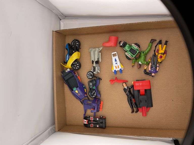 Assorted 1980s Action Figures and Toy Vehicles image