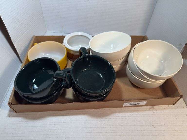 Assorted Bowls and Soup Crocks incl. Franciscan USA image