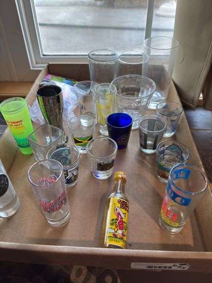 Mixed Lot of Various Shot Glasses image