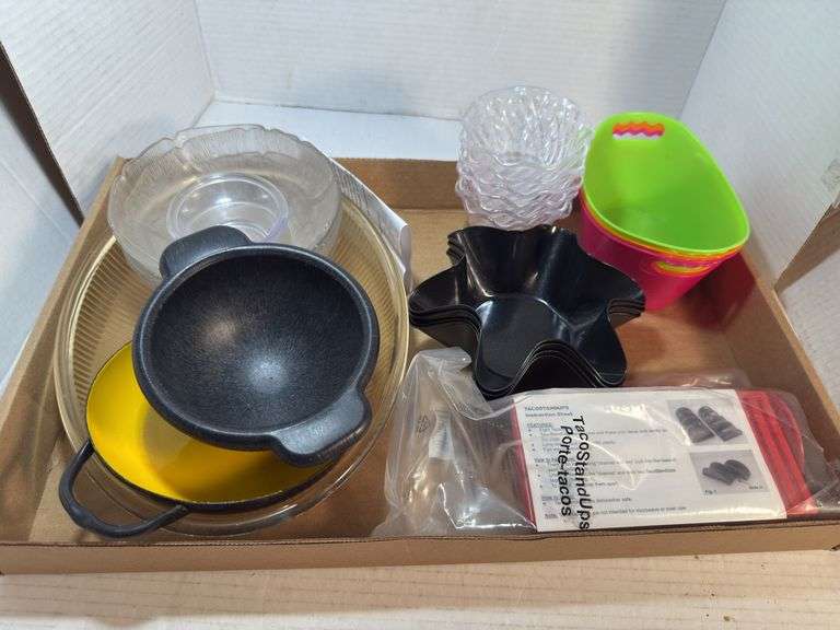 Kitchen Items: Bowls, Dishes, Taco Holders, and More image