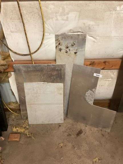 Lot of Assorted Metal Sheets image