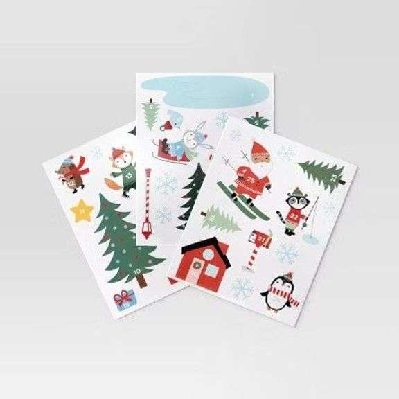 Wondershop Peel-and-Stick Countdown Calendar Set of 5 image