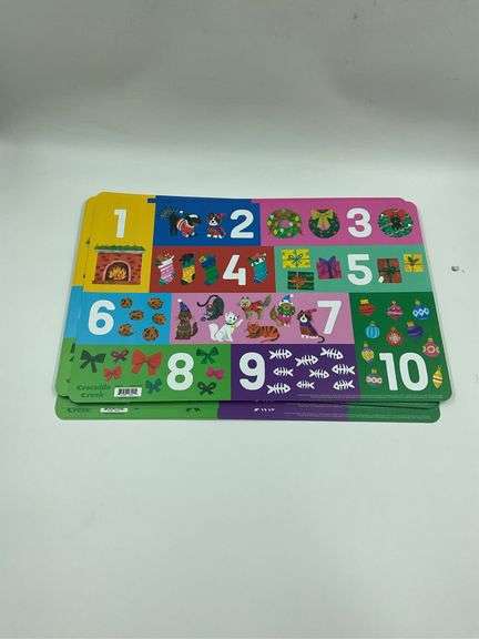 Crocodile Creek Educational Placemats - Numbers 1-10 image