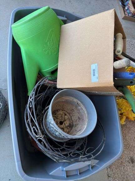 Lawn and Garden Tool and Planter Assortment image