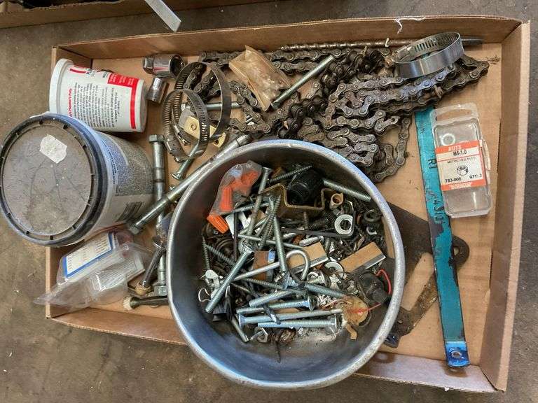 Mixed Lot of Hardware, Fasteners, and Mechanical Parts image