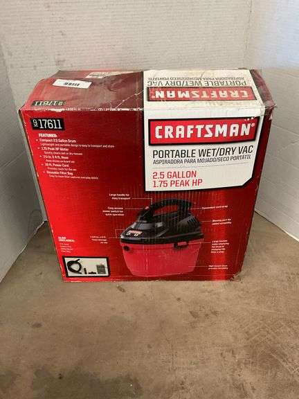 Craftsman 2.5 Gallon Portable Wet/Dry Vac image