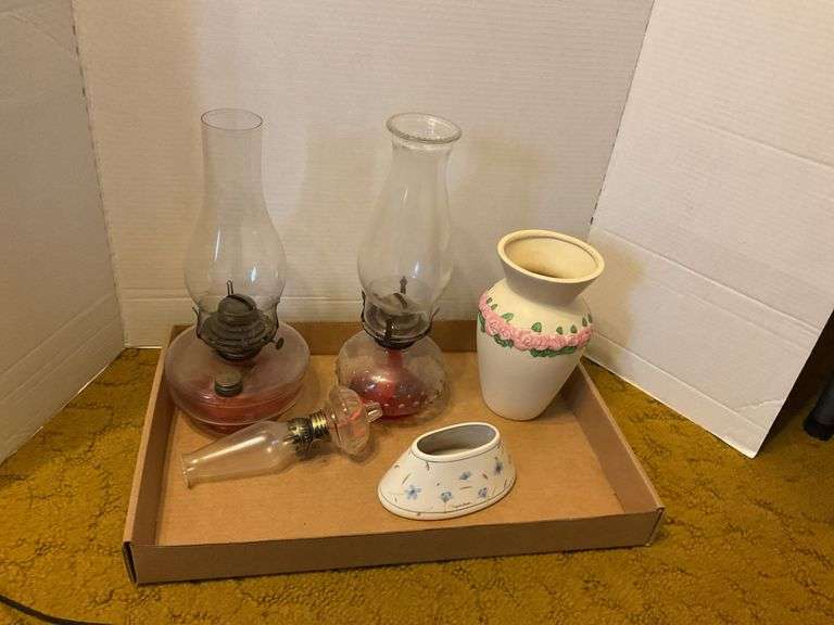Oil Lamps and Decorative Pottery image