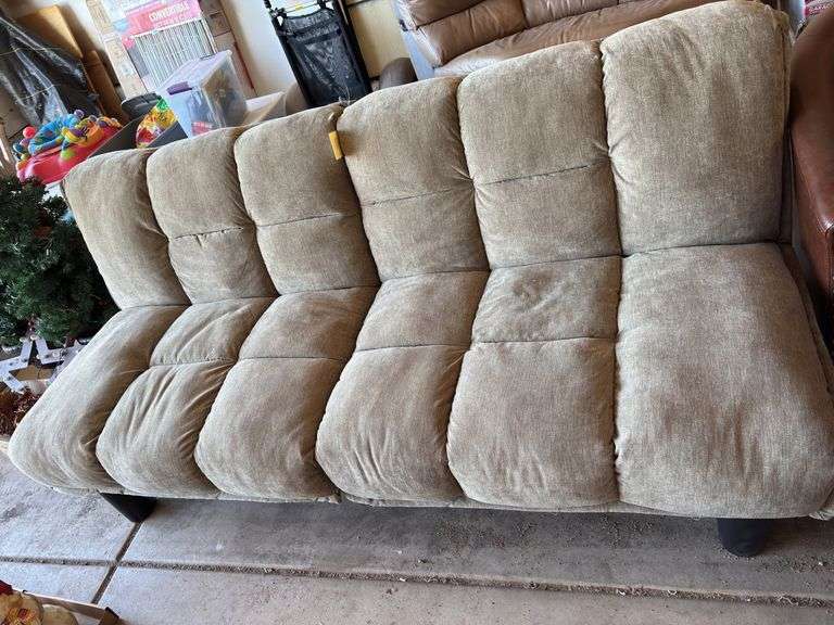 Convertible Futon Sofa Bed, 71x33x31 image