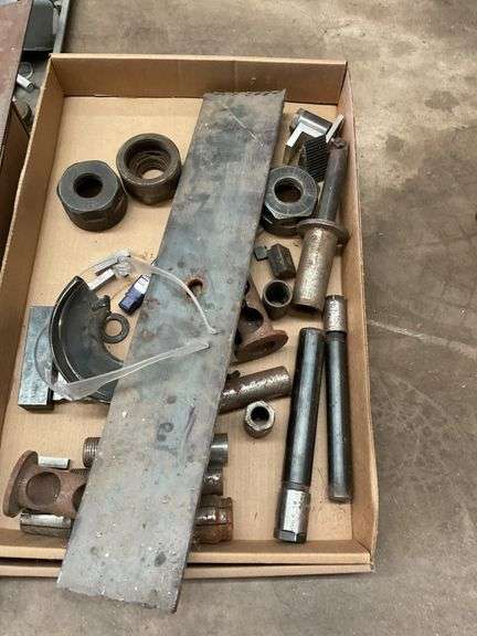 Box of Assorted Metal Tooling and Hardware image