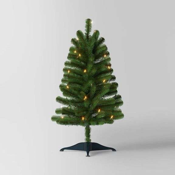 Wondershop 3 ft Alberta Spruce Pre-Lit Tree with 50 Clear Lights image