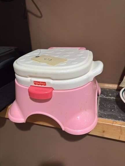 Fisher-Price Pink Potty Training Toilet image