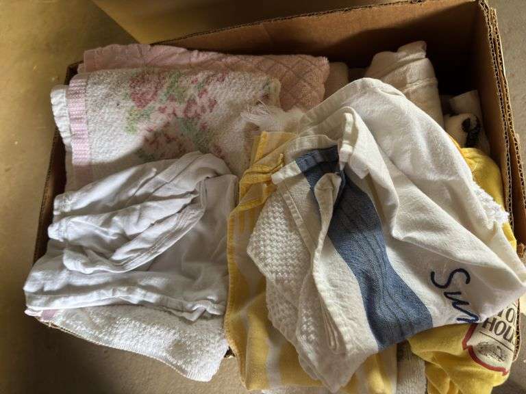 Box Lot of Mixed Household Textiles image