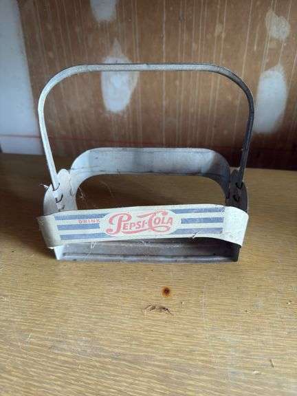 Pepsi-Cola Metal Bottle Carrier image