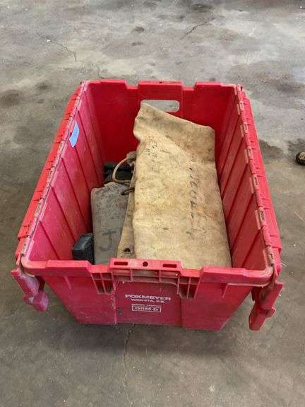 Foxmeyer Container Lot with Assorted Textiles and Items image