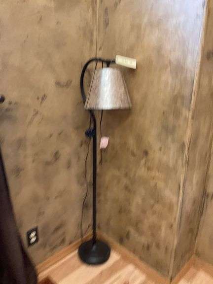 Floor Lamp with Patterned Shade image