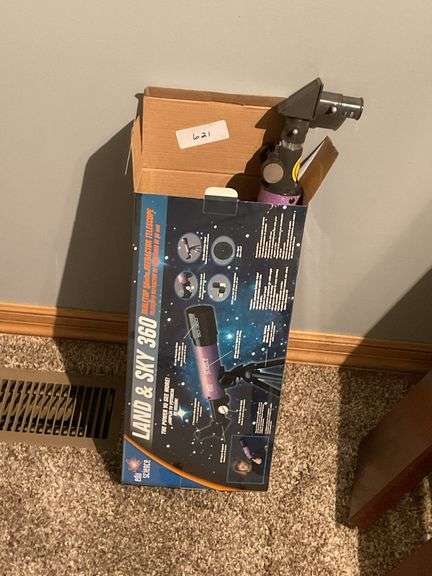 Edu Science Land & Sky 360 Refraction Telescope image