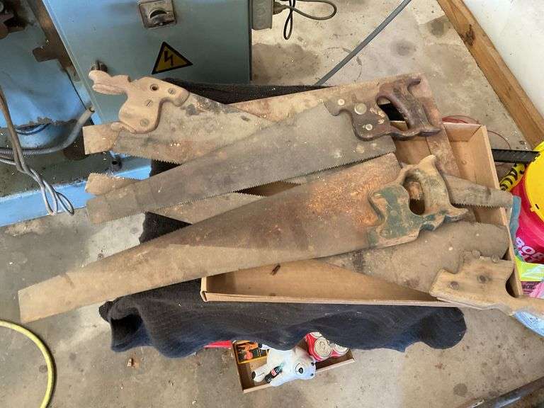 Lot of Hand Saws image