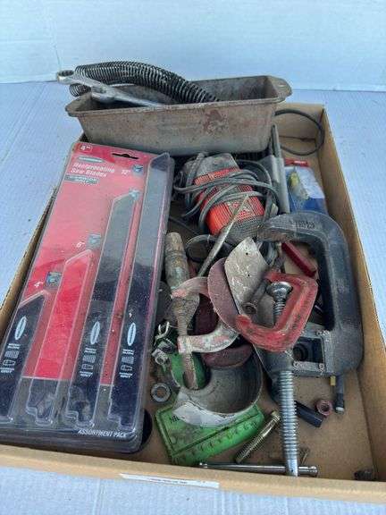 Box Lot of Mixed Hand Tools and Accessories image
