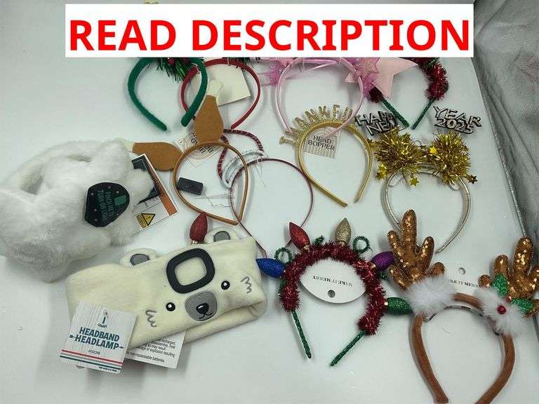 Headbands, Holiday, Costume, and Light-Up Styles - Bundle image