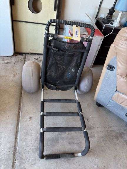 Folding Beach Cart with Large Wheels image