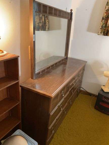 Large Dresser with Mirror image