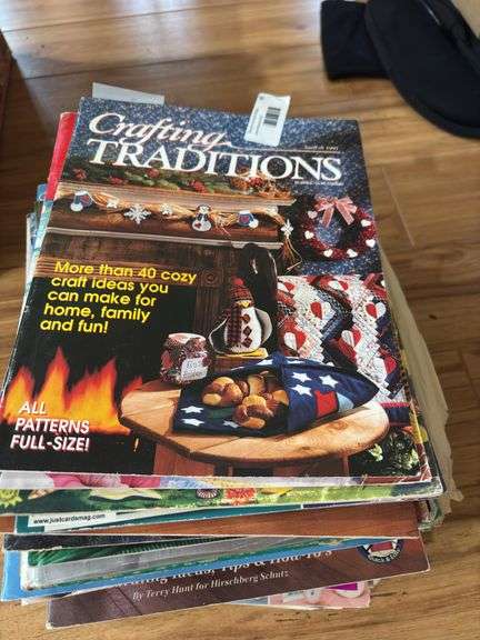 Lot of Craft, Handcraft, and Home Decorating Magazines