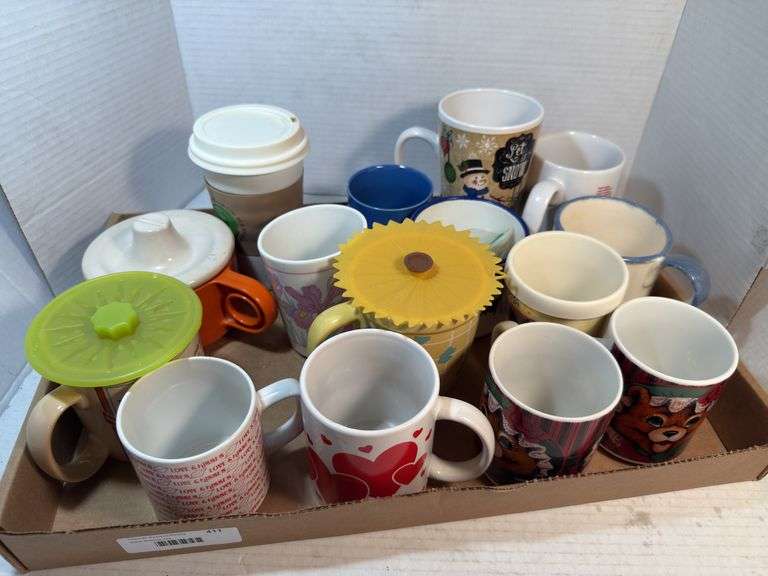 Collection of Assorted Mugs and Cups image