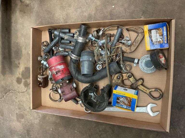 Box of Mixed Parts and Hardware image