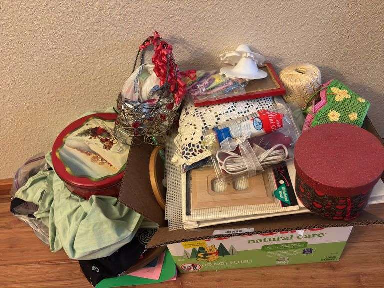 Large Assortment of Crafting and Sewing Supplies