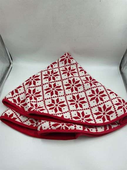 Wondershop at Target Christmas Tree Skirt - Red and White image