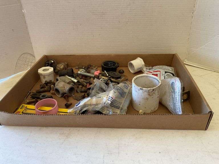 Box Lot of Assorted Hardware, Fittings, and Supplies image