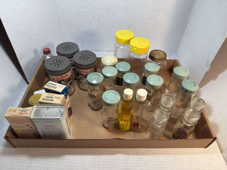Spice Tins and Jars with Durkee's Flavoring image
