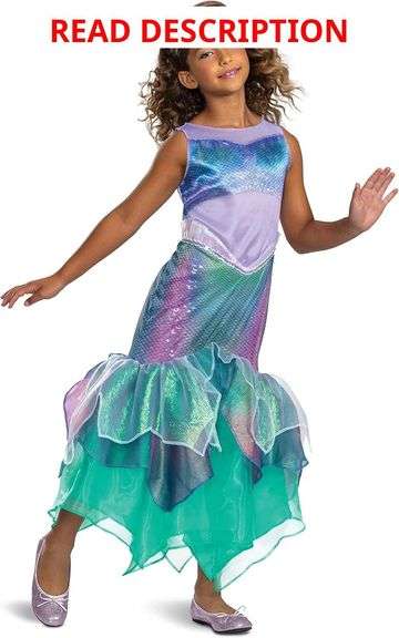 Disney Little Mermaid Ariel Girls Costume XS