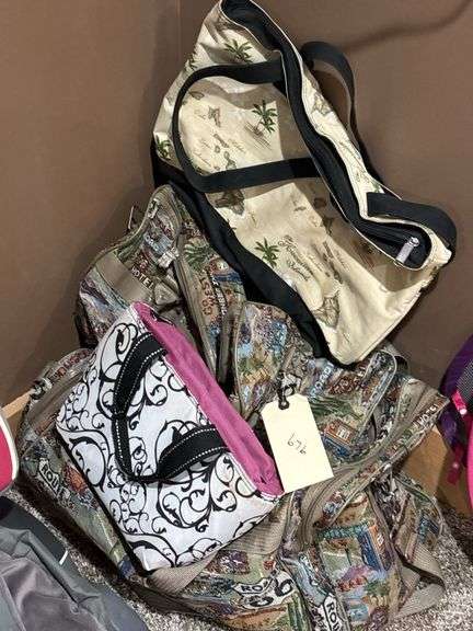 Group of Assorted Travel Bags and Totes image