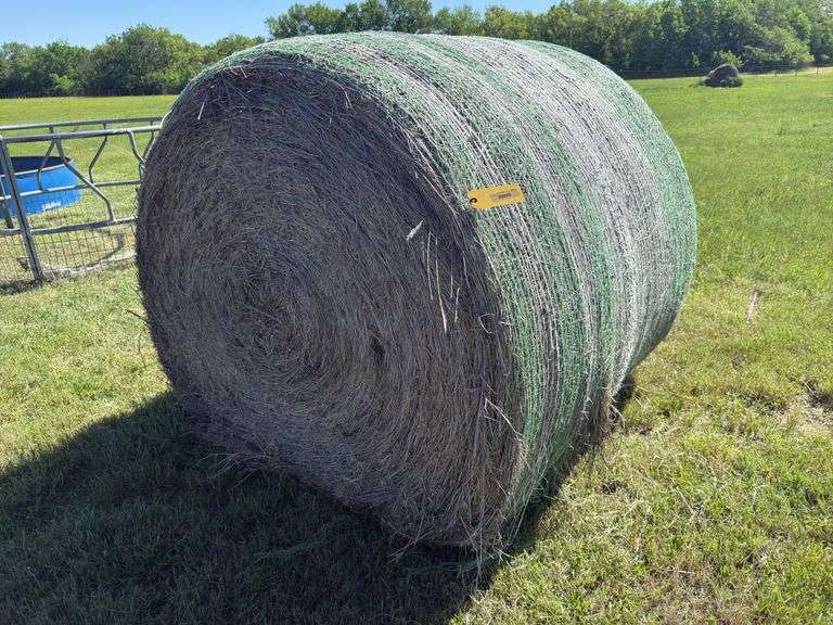 Large Round Prairie Hay Bale (cut last year) image