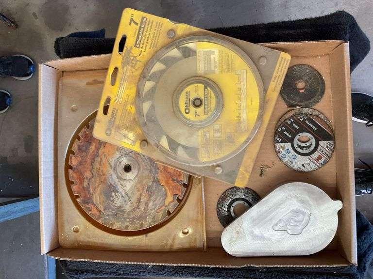 Lot of Oldham Dado Blades & Grinding Wheels image