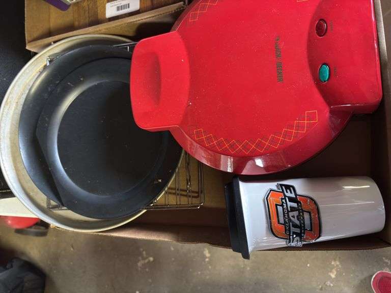 Black and Decker Quesadilla Maker with Oklahoma State Mug and Baking Pan image