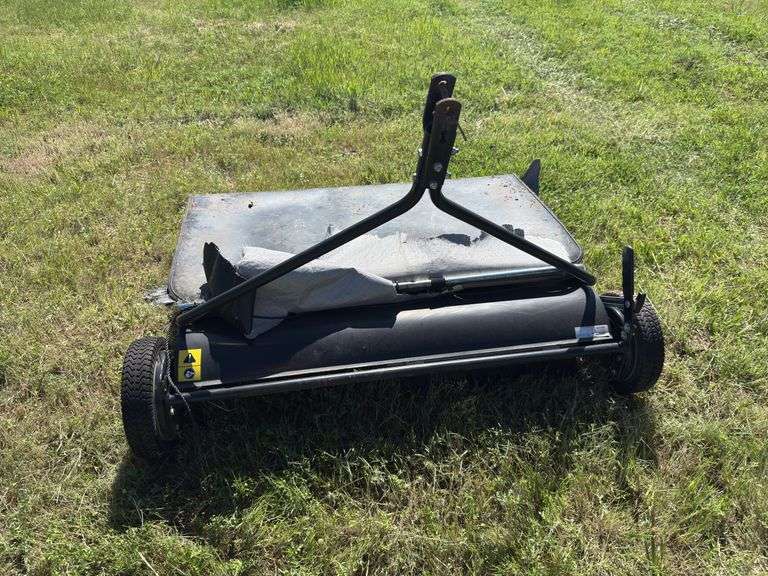 Agri-Fab Lawn Sweeper, needs new tarp cover image