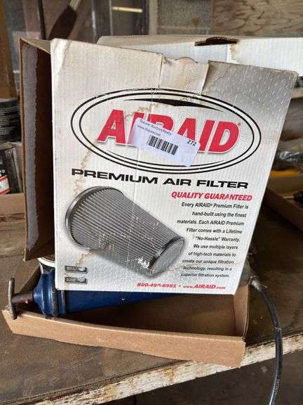 Airaid Air Filter, Grease and Grease Gun image