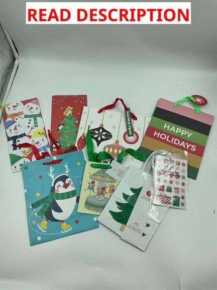 Variety Pack of Holiday Gift Bags image