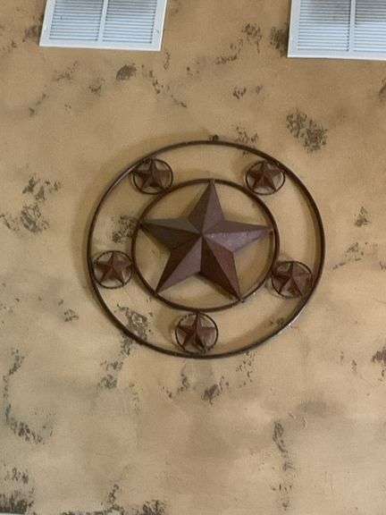 Metal Star Wall Decoration image