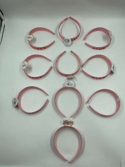 Lot of 10 'Naughty' and 'Nice' Headbands image