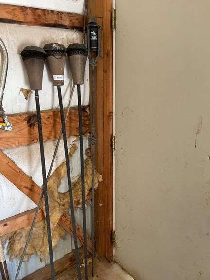 Lot of Four Tiki Torches image