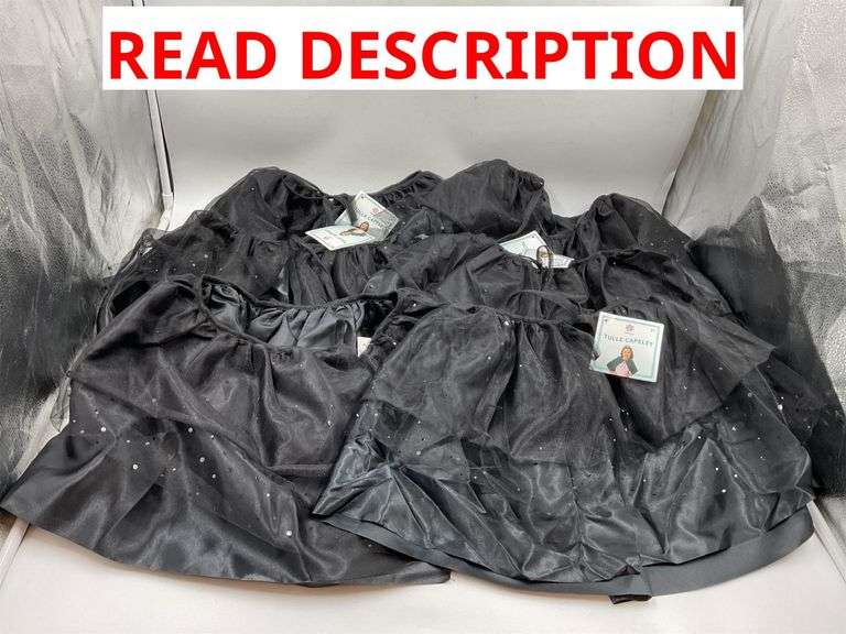 Lot of 10 NEW Count Tulle Capelets